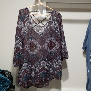 Maurices flowy top